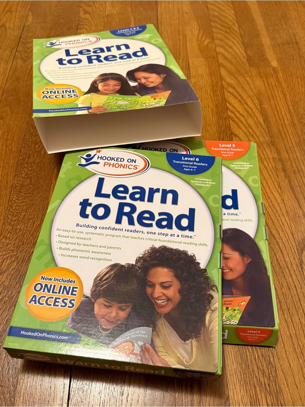 Hooked on Phonics Learn to Read Set Levels 5 & 6 Reader 1ST GRADE Ages 6-7